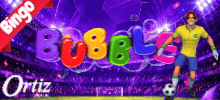 ¡Vive una aventura diferente en el video bingo, que va a mover  tu imaginación, pues las burbujas de jabón enloquecedoras hacen parte de ese increíble juego! <br/>
<br/>
Personajes como el Joker y el Bubbleman, aparecen para animar esa fiesta y distribuir 10 bolas extras. <br/>
<br/>
Además, en medio de tantas bolitas existen 12 posibilidades de ganar increíbles premios y un súper bono en el que tendrás que usar tu mira para cazar las burbujas que contengan el premio más grande.<br/>
<br/>
 ¡Venga a divertirse pero cuidado para no resbalar en el jabón!